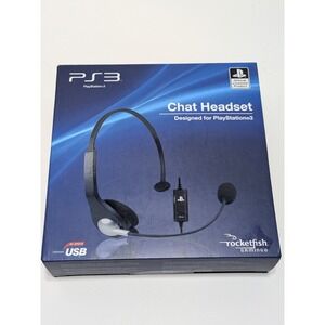Rocketfish Gaming PS3 USB‎ Chat Headset RF-GPS31201 Wired PlayStation 3